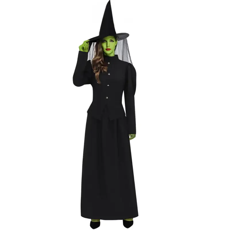 Takerlama The Wizard of Oz Wicked Witch of the West Halloween Cosplay Costume