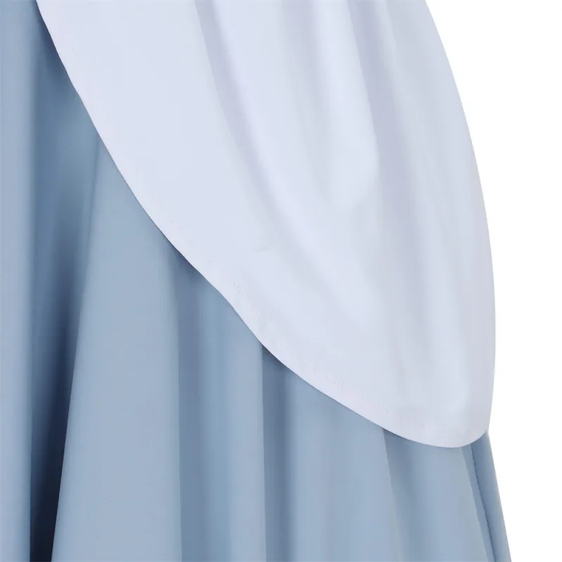 Takerlama Cinderella Twirl Princess Dress-Up Costume for Adult Women Blue