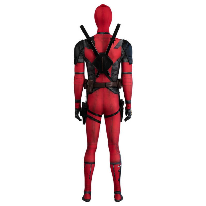 Takerlama Deadpool & Wolverine Wade Wilson Cosplay Costume Deadpool Printed Jumpsuit