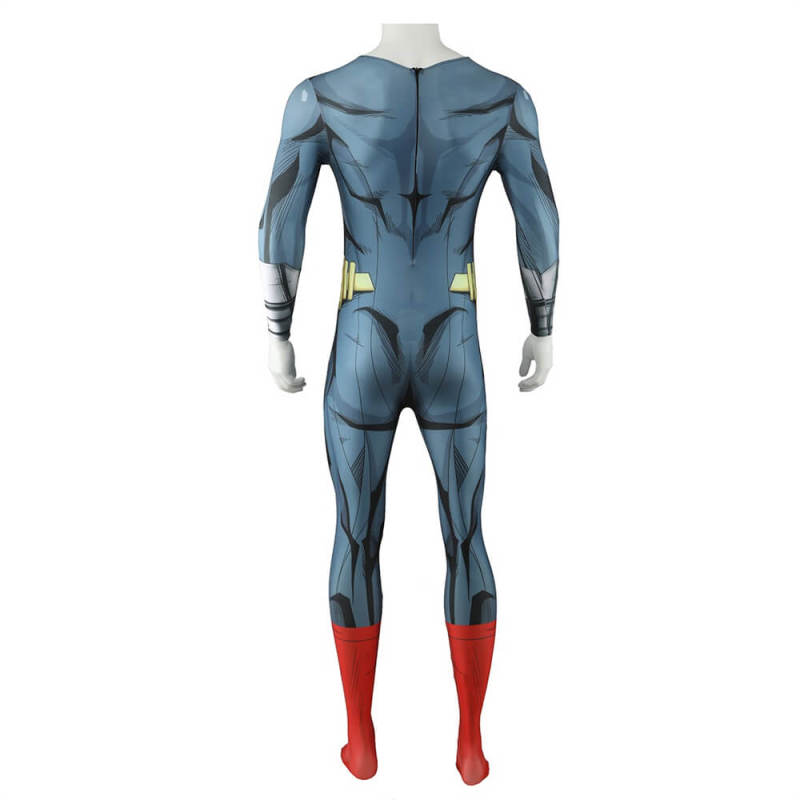 The Flash Superman Nicolas Cage Costume Superhero Bodysuit Cloak Takerlama