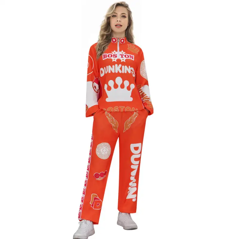 Takerlama Super Bowl Dunkin Donuts Tracksuit Cosplay Costume Unisex