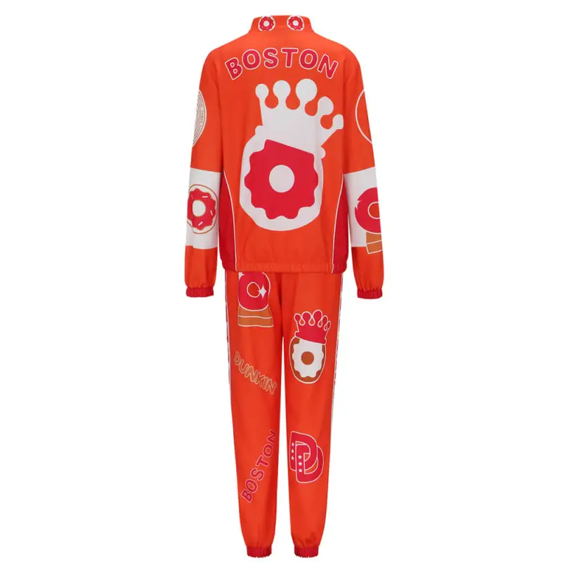 Takerlama Super Bowl Dunkin Donuts Tracksuit Cosplay Costume Unisex