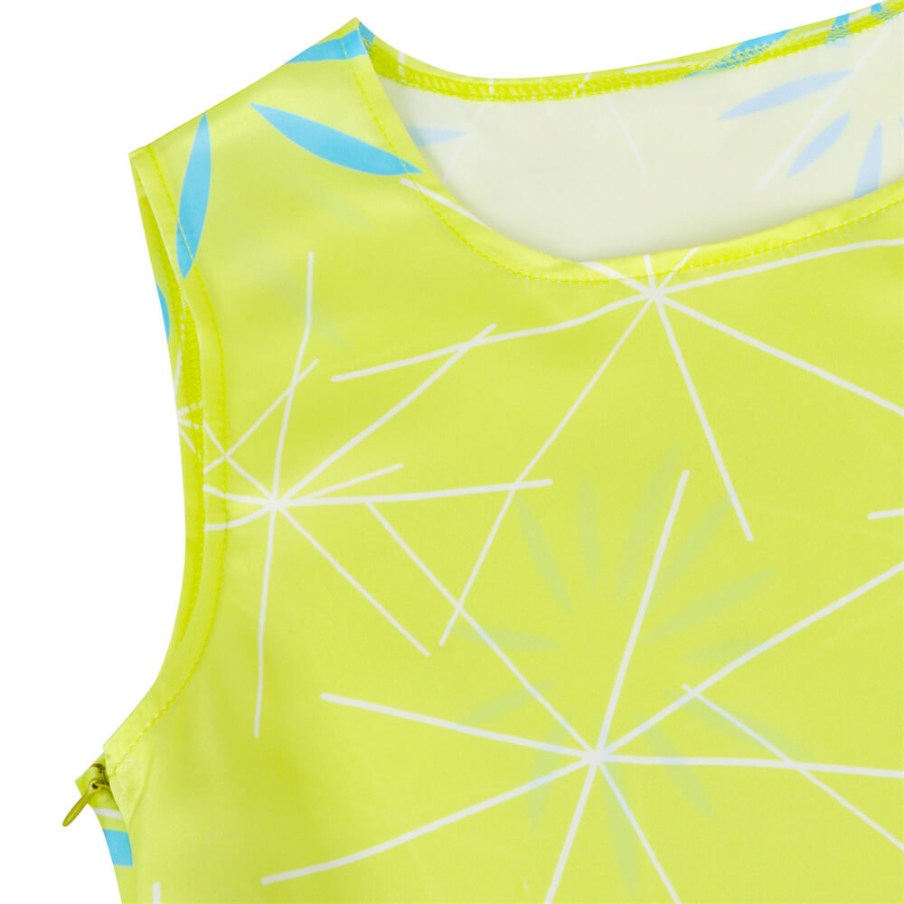 Inside Out 2 JOY Dress for Kids Cosplay Costume Short Summer Dress Gift Takerlama