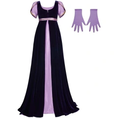 Bridgerton Daphne Costumes Kate Sharma Cosplay Victorian Vintage Fancy Gown In Stock Takerlama