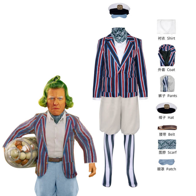 New Wonka 2023 Oompa Loompa Cosplay Costume Adult Kids In Stock Takerlama