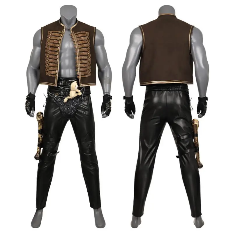 Furiosa A Mad Max Saga Warlord Dementus Cosplay Costume Takerlama