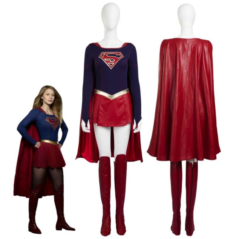 Takerlama Supergirl Kara Zor-El Cosplay Costume