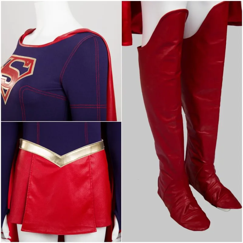 Takerlama Supergirl Kara Zor-El Cosplay Costume