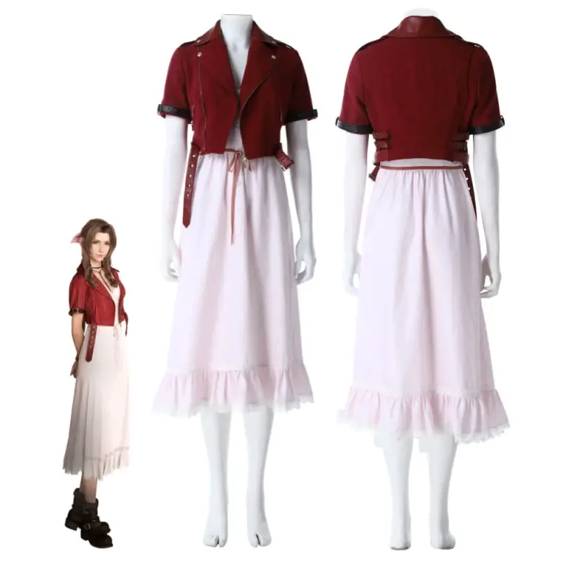 Final Fantasy VII Rebirth Aerith Gainsborough Cosplay Costume FF7 Remake Takerlama