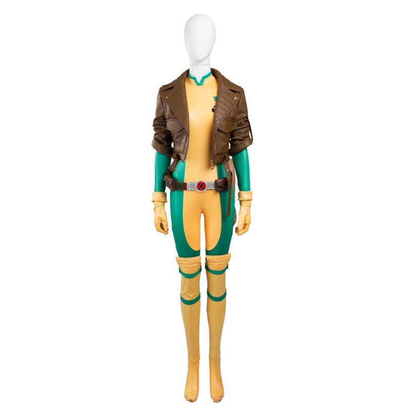 Takerlama  X-Men 97 Rogue Cosplay Costume  2024 TV Seies Superheroes Jumpsuit Coat