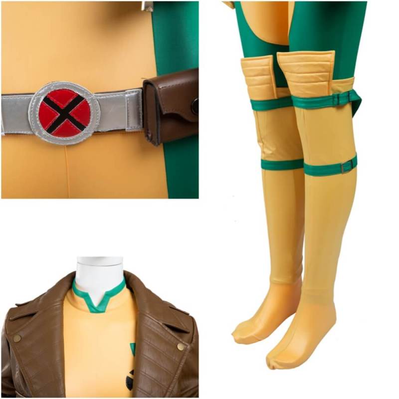 Takerlama  X-Men 97 Rogue Cosplay Costume  2024 TV Seies Superheroes Jumpsuit Coat