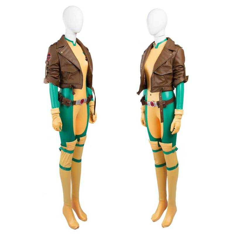 Takerlama  X-Men 97 Rogue Cosplay Costume  2024 TV Seies Superheroes Jumpsuit Coat