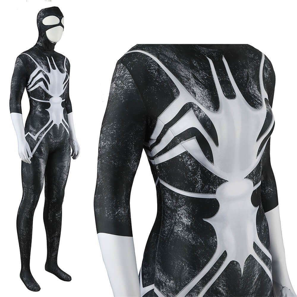 Madame Web Ezekiel Sims Cosplay Costume Jumpsuit Mask Takerlama
