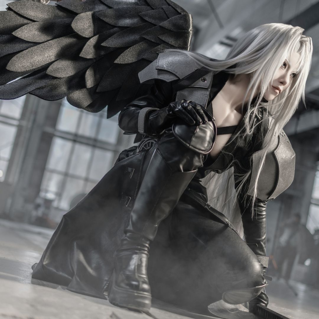 Costume Cosplay Sephiroth FF7 – Sur Mesure – Fabriqué à La Main – Tailles XS à XL Ou Personnalisées - 5