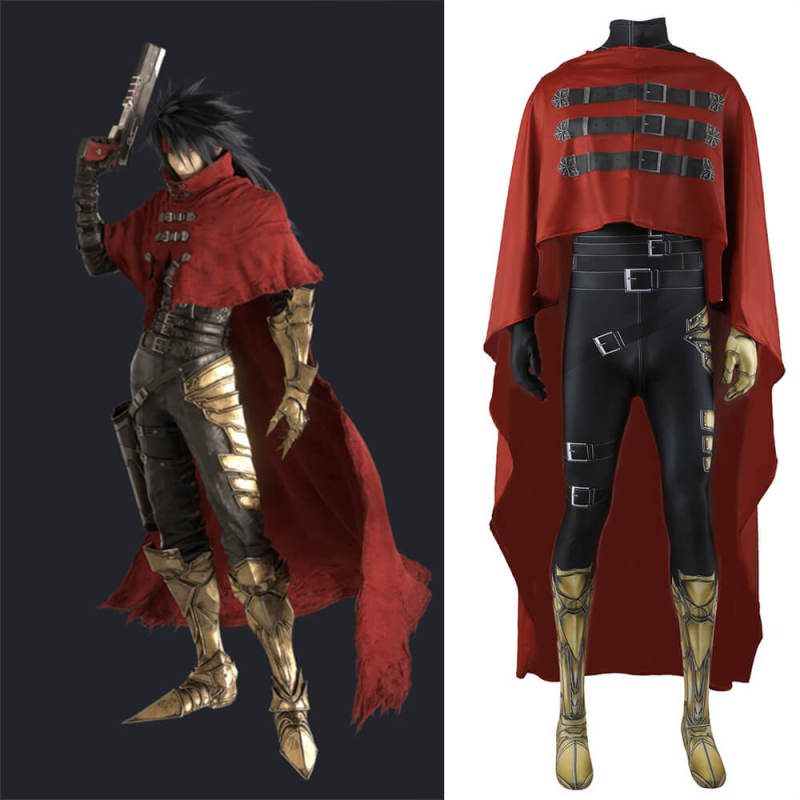 Final Fantasy VII FF7R Vincent Rebirth Vincent Valentine Cosplay Costume Takerlama