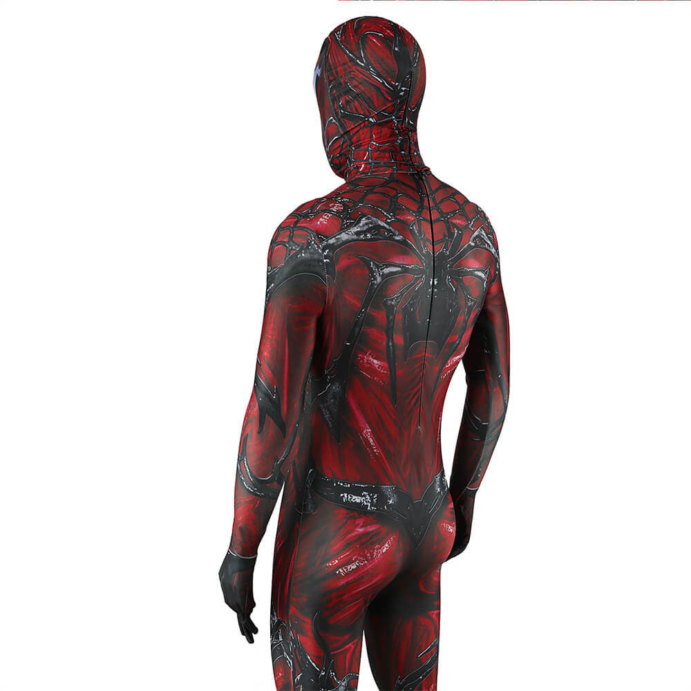 Marvel's Spider-Man 2 Absolute Carnage Suit PS5 Cosplay Costume Red Black Takerlama