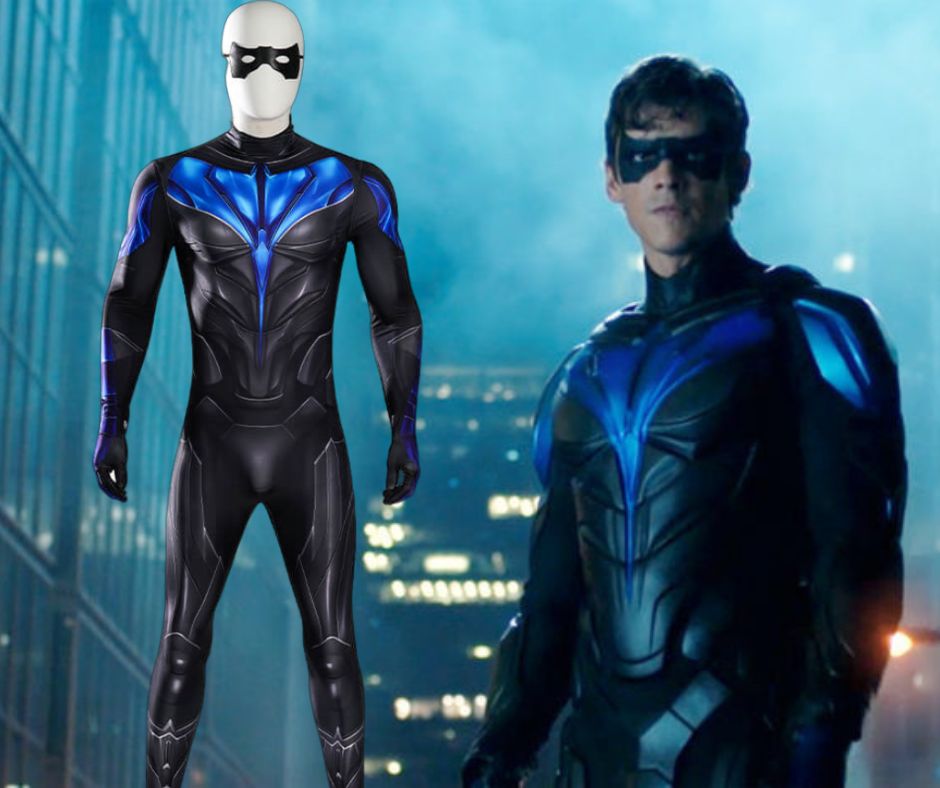 Nightwing outlet Muscle suit cosplay