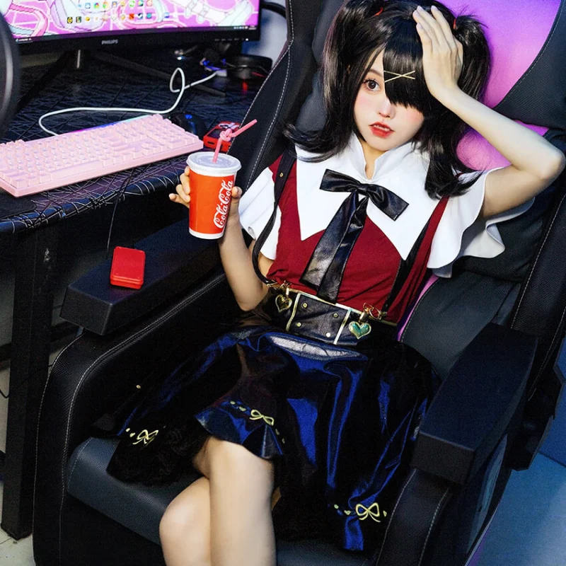 Needy Streamer Overload Ame-Chan Cosplay Costume Takerlama