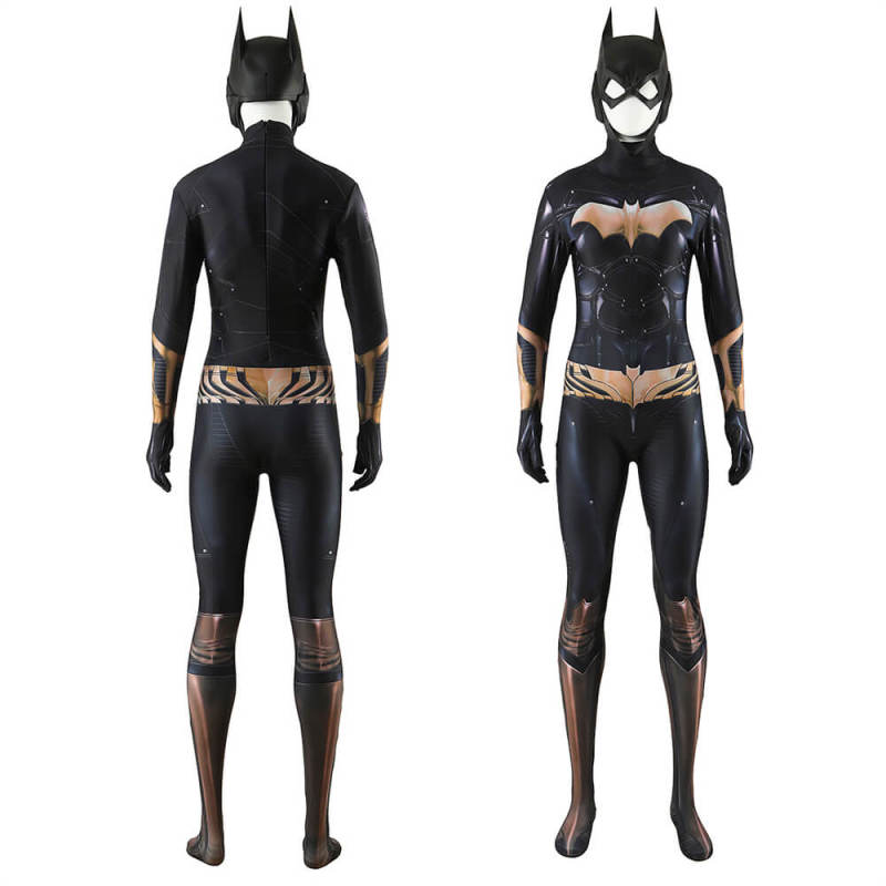 Gotham Knights Batgirl Costume Superhero Cosplay Batwoman Jumpsuit-Takerlama