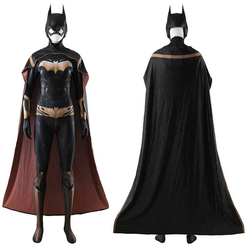 Gotham Knights Batgirl Costume Superhero Cosplay Batwoman Jumpsuit-Takerlama