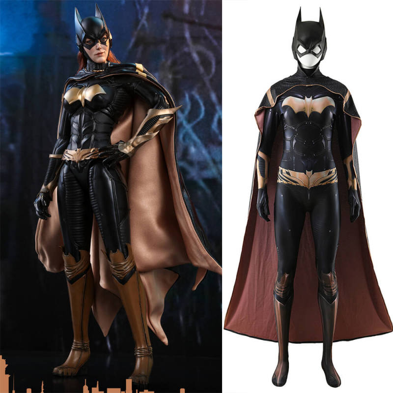 Gotham Knights Batgirl Costume Superhero Cosplay Batwoman Jumpsuit-Takerlama