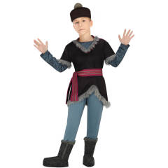 Frozen Kristoff Bjorgman Iceman Cosplay Costume Disney Movie Kids Suit-Takerlama