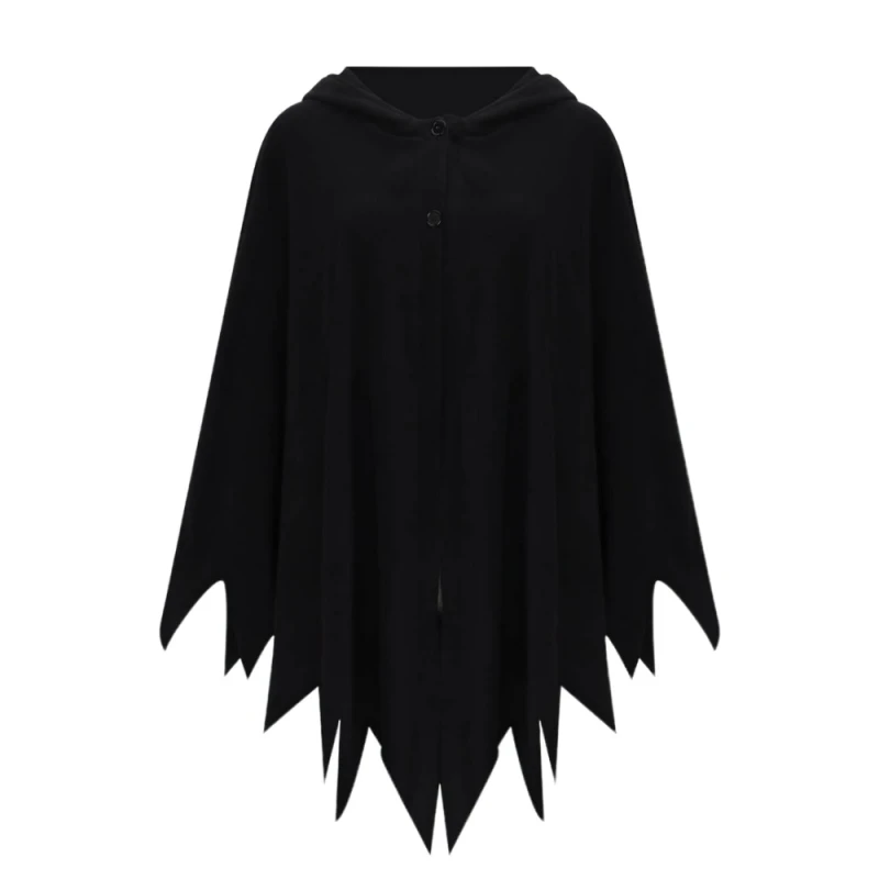 Takerlama Mothman Cosplay Costume Hooded Cape Christmas Party Unisex