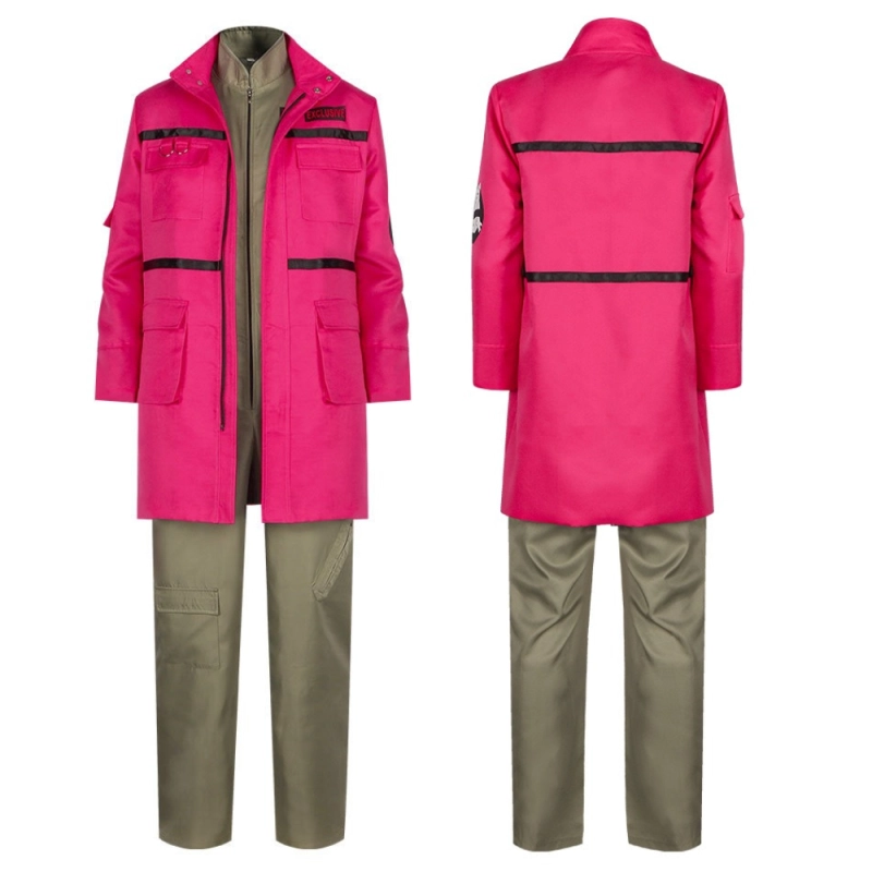 Takerlama Ghostbusters: Frozen Empire's Red Parka and Engineering Uniform Grooberson Cosplay Costume