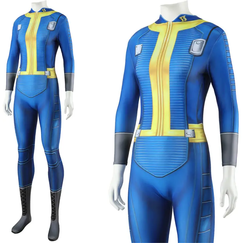 Fallout TV Lucy Jumpsuit Vault 33 Cosplay Costume Women Men Kids Takerlama
