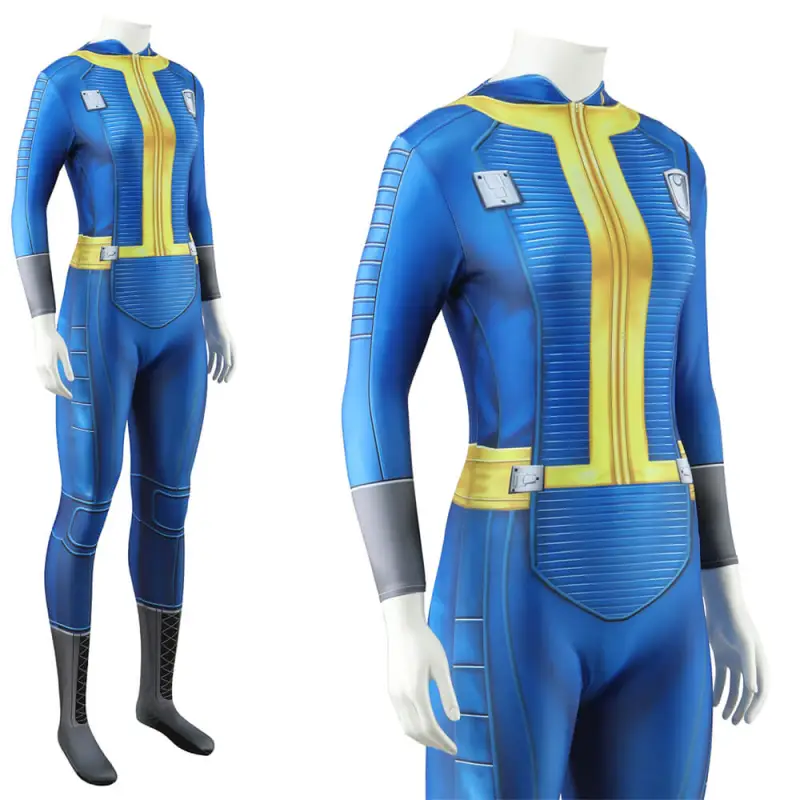 Fallout TV Lucy Jumpsuit Vault 33 Cosplay Costume Women Men Kids Takerlama