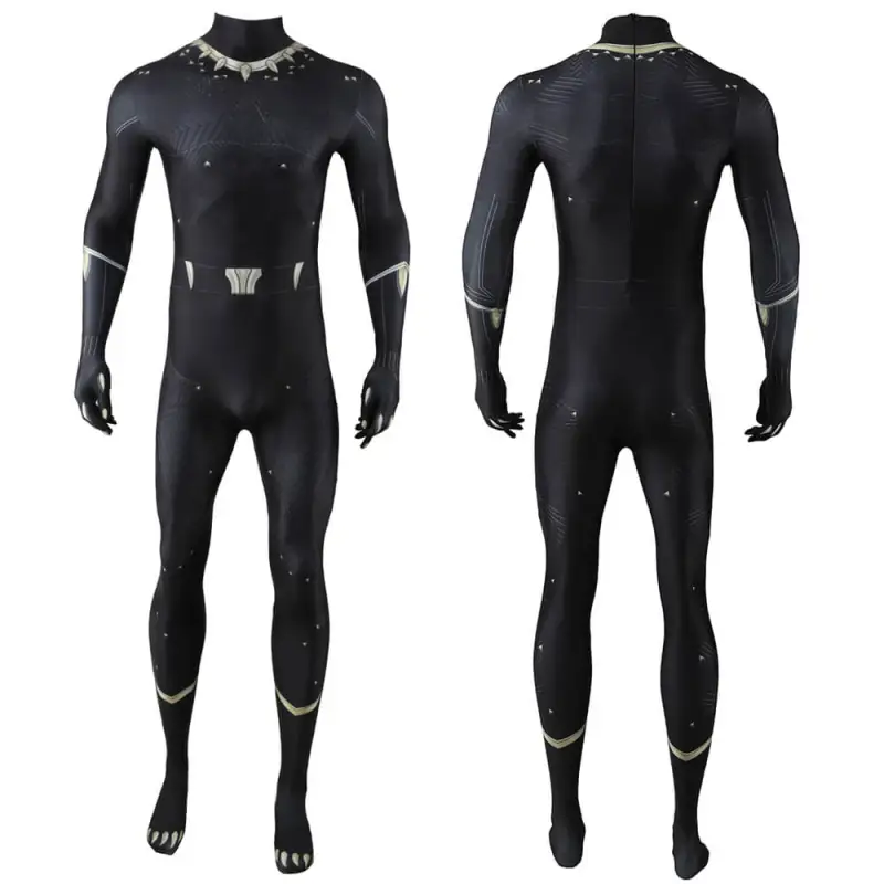 Marvel 1943 Rise of Hydra Black Panther Cosplay Costume Adults Kids Takerlama
