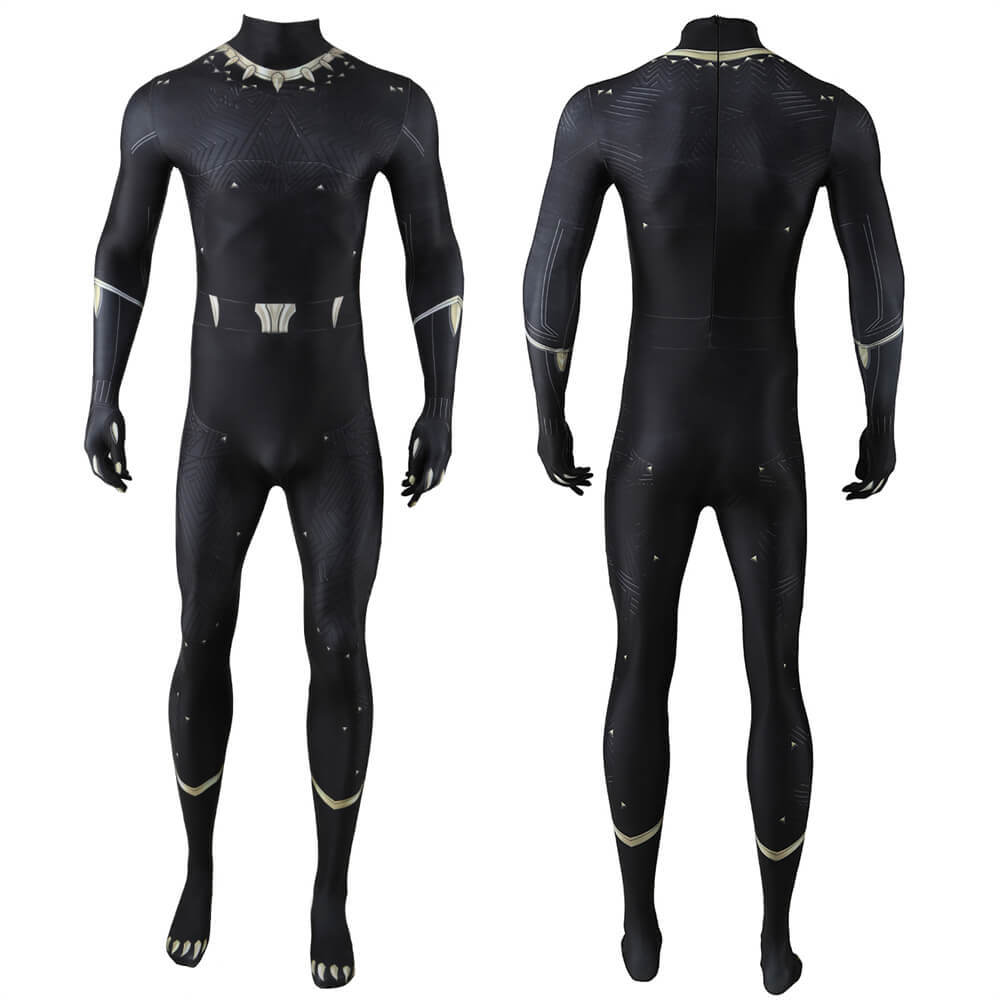 Marvel 1943 Rise of Hydra Black Panther Cosplay Costume Adults Kids Takerlama