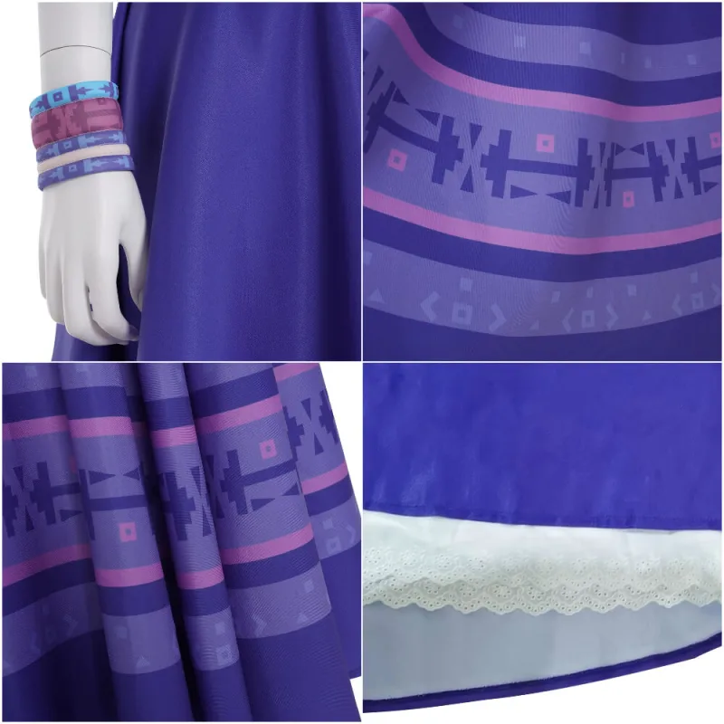Adults Disney Encanto Luisa Madrigal Cosplay Costume Takerlama