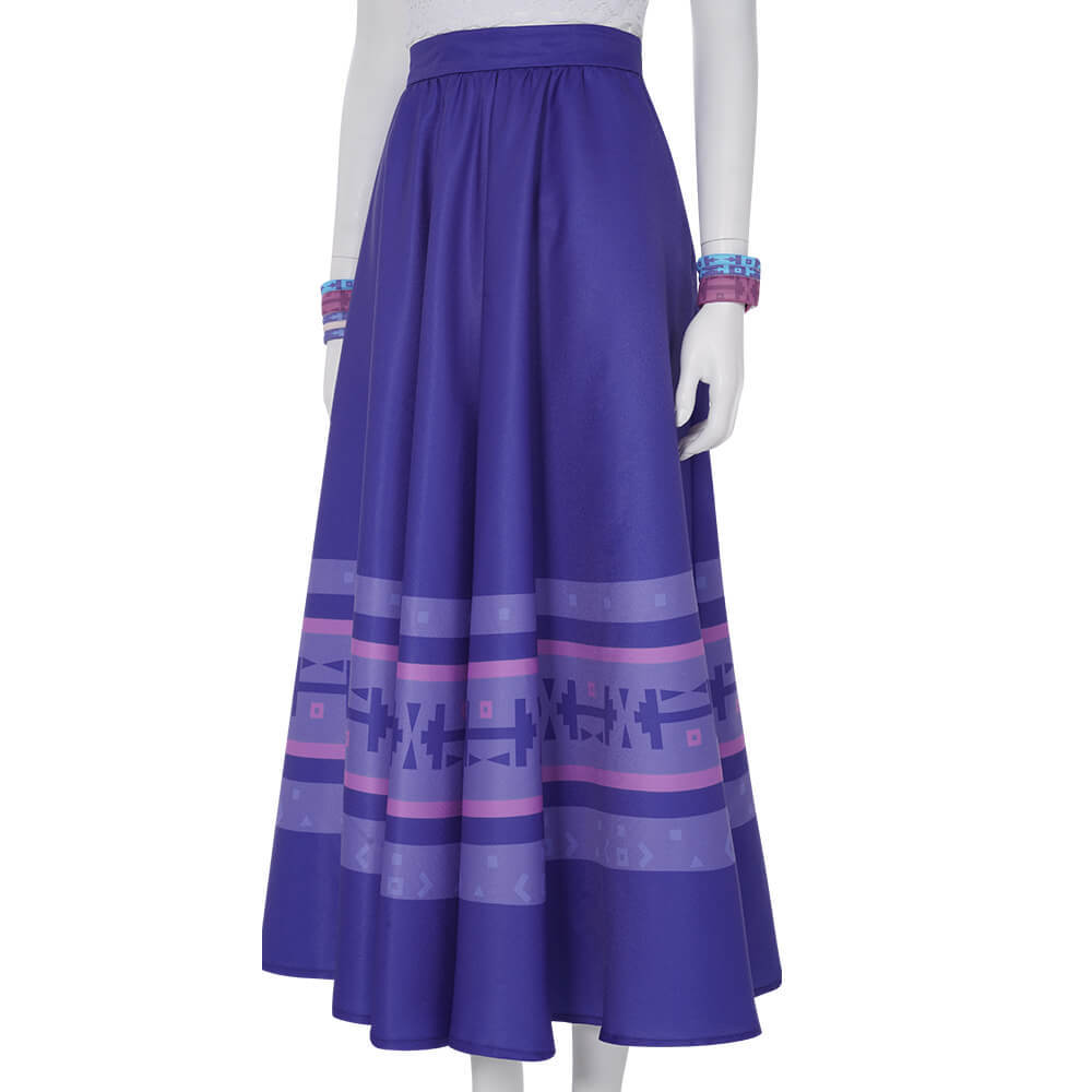 Adults Disney Encanto Luisa Madrigal Cosplay Costume Takerlama