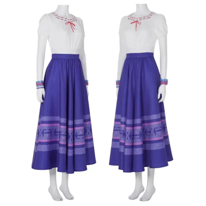 Adults Disney Encanto Luisa Madrigal Cosplay Costume Takerlama