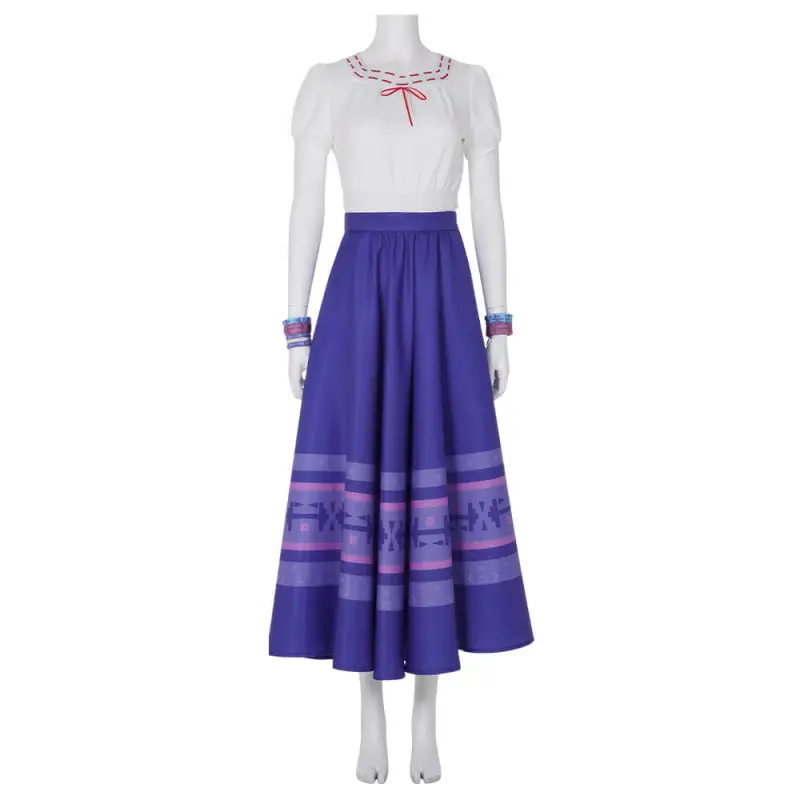 Adults Disney Encanto Luisa Madrigal Cosplay Costume Takerlama