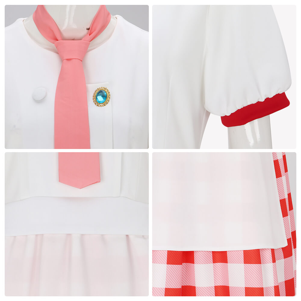 Princess Peach Showtime Patissier Peach Cosplay Costume Fancy Dress Takerlama