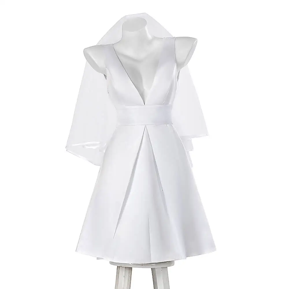 lady gaga white dress joker The Best Looks From Lady Gaga's 'Joker: Folie Deux' Press Tour