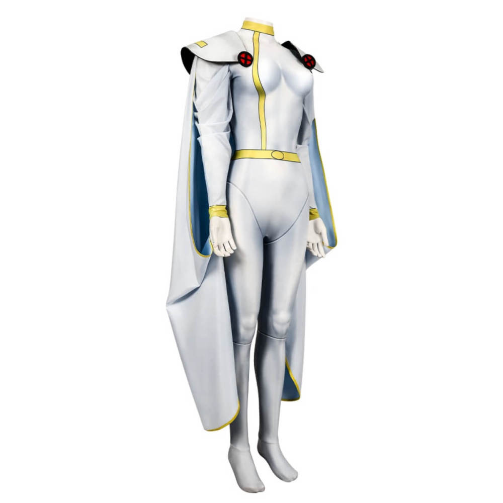 X-Men 97 Storm Cosplay Costume Deluxe 2024 TV Superhero Jumpsuit Cloak Takerlama