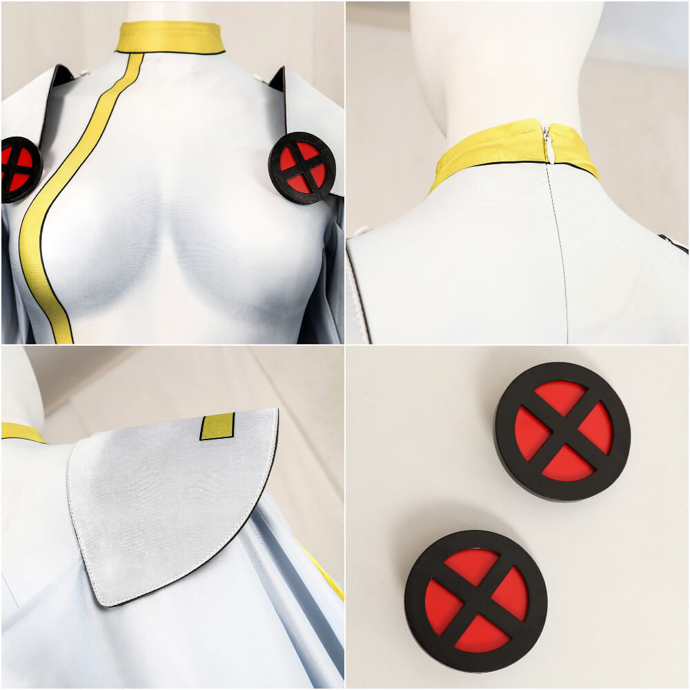 X-Men 97 Storm Cosplay Costume Deluxe 2024 TV Superhero Jumpsuit Cloak Takerlama