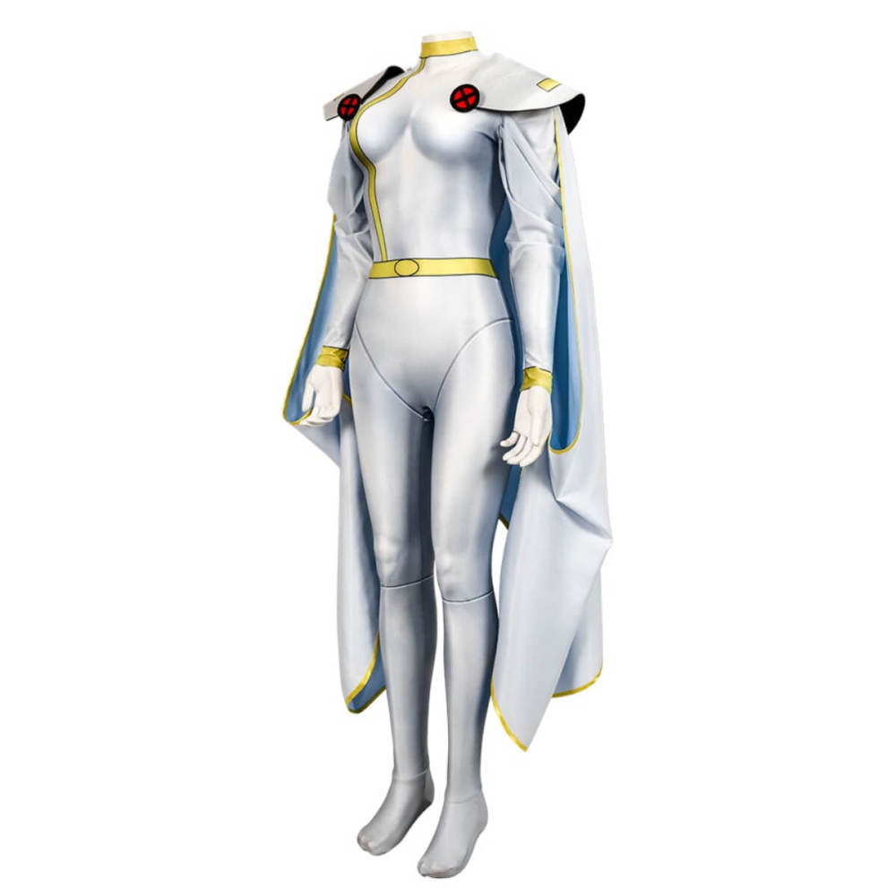 X-Men 97 Storm Cosplay Costume Deluxe 2024 TV Superhero Jumpsuit Cloak Takerlama