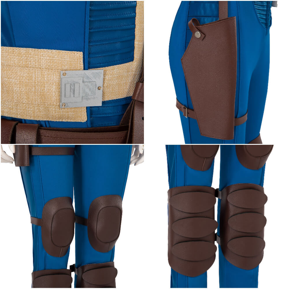 Fallout Lucy Cosplay Costume TV Series Vault 33 Suit Deluxe Style Takerlama