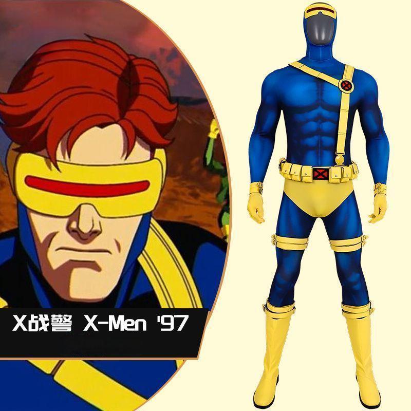 X-Men 97 Cyclops Cosplay Costume With Boots  Takerlama