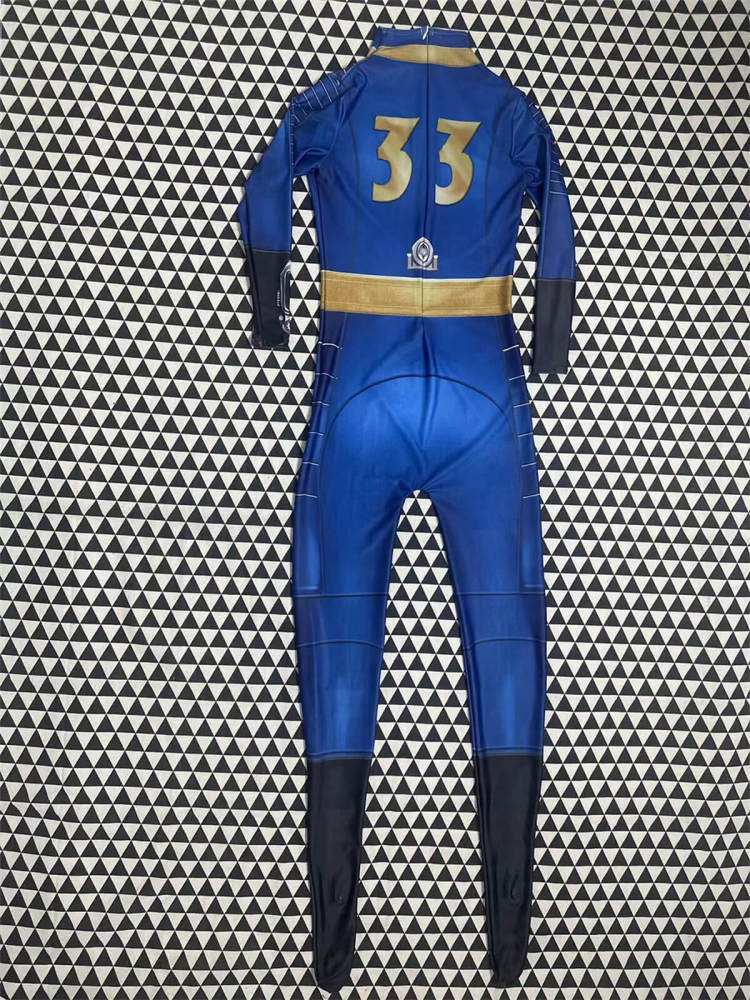 Fallout TV Vault 33 Jumpsuit for Men Kids Cosplay Costume Takerlama