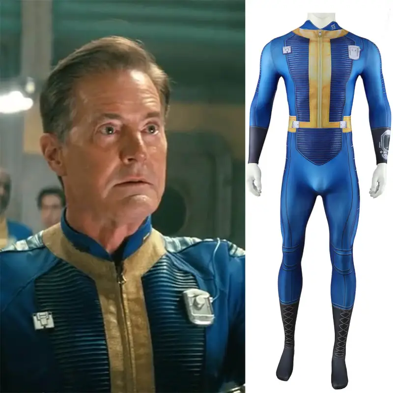 Fallout TV Vault 33 Jumpsuit for Men Kids Cosplay Costume Takerlama