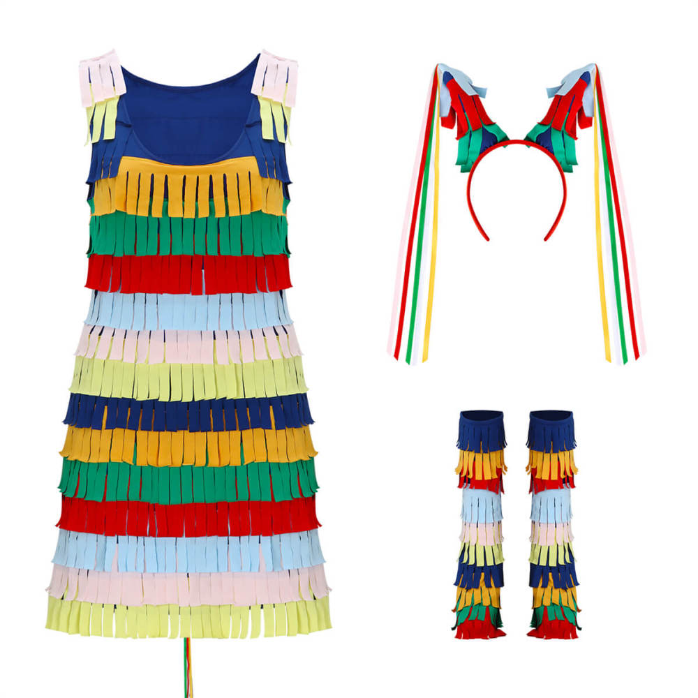 Pinata Costume Halloween Fancy Dress For Women Takerlama