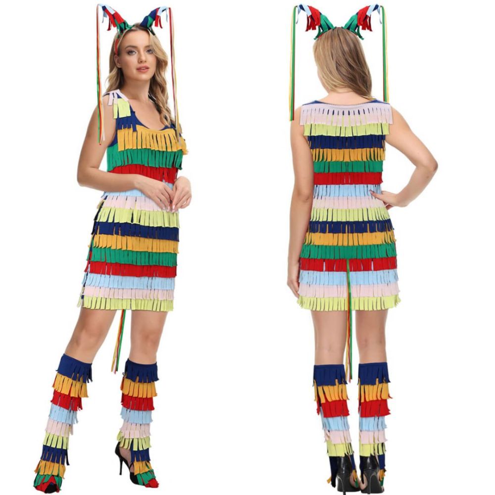 Pinata Costume Halloween Fancy Dress For Women Takerlama