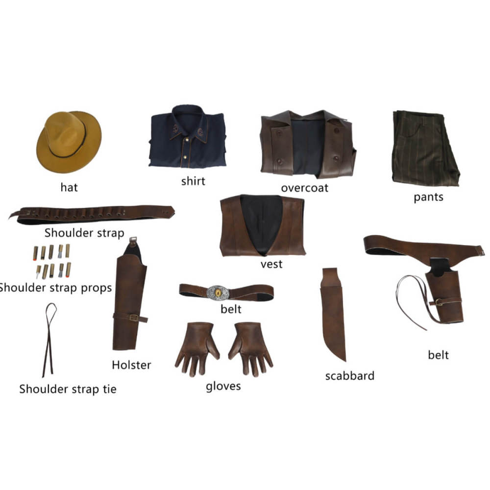 Fallout TV The Ghoul Cooper Howard Halloween Cosplay Costume Takerlama