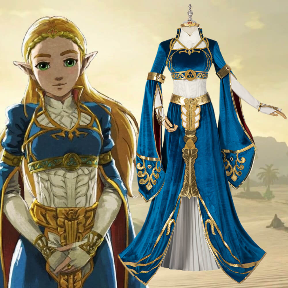 Legend of Zelda 2024 Breath of the Wild Cosplay Costume Suit Princess Zelda Size S