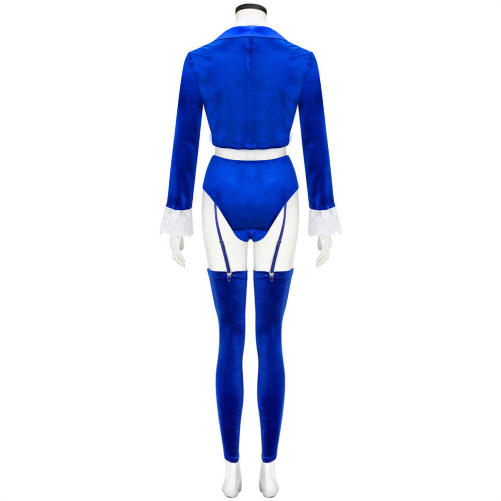 Austin Powers Blue Costume For Women International Man of Mystery Takerlama